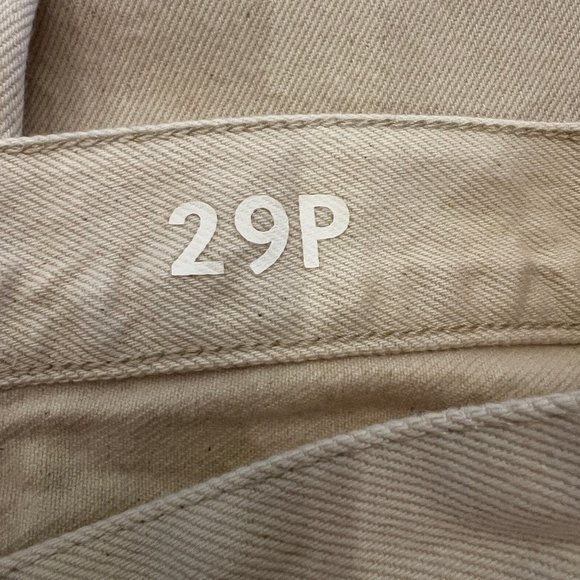 J. Crew Full Length Demi Boot BF654 Jeans in Natural Size 29P - Picture 6 of 13